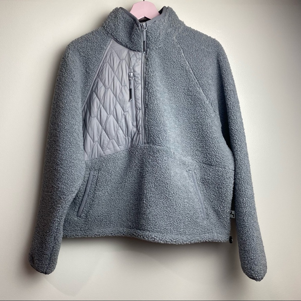 Joy Lab Sz large 1/2 zip pullover jacket coat New